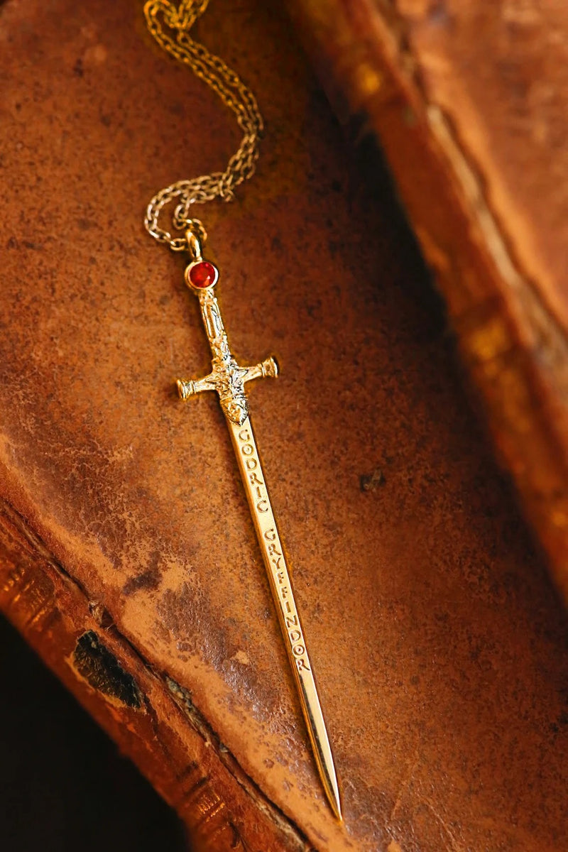 Sword of Gryffindor Ruby Necklace