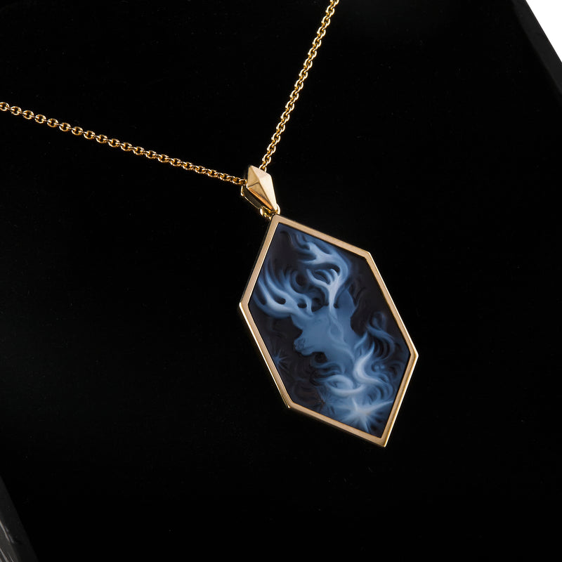 Harry's Patronus Cameo Necklace Freeman Jewellery Design Harry's Patronus Cameo Necklace Freeman Jewellery Design
