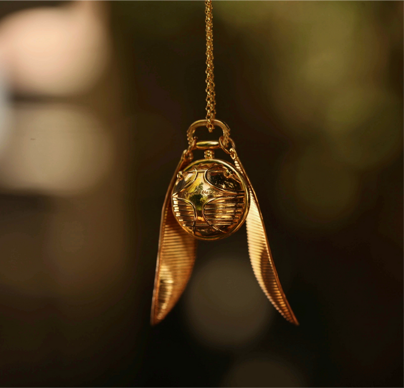 Made To Order: Locket Golden Snitch Necklace